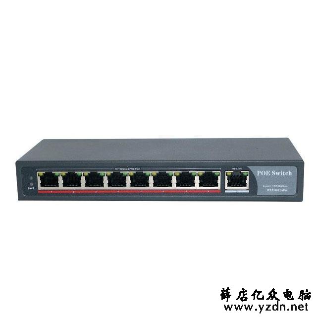 一分钟带你认识视频监控系统的核心——PoE交换机