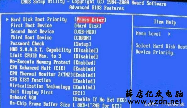 装机人员必备图文设置U盘启动附BIOS英文对照表