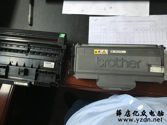 兄弟2140打印机填充碳粉及清零步骤!