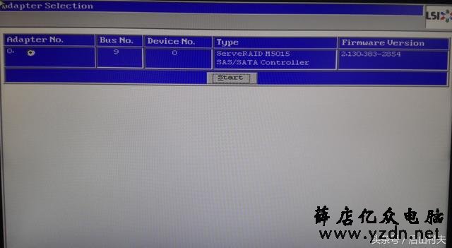 IBM服务器X3850 RAID的配置