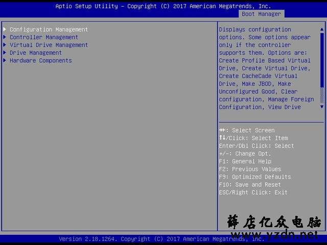 如何进入ThinkServer RD/TDx50系列服务器SAS RAID阵列配置界面