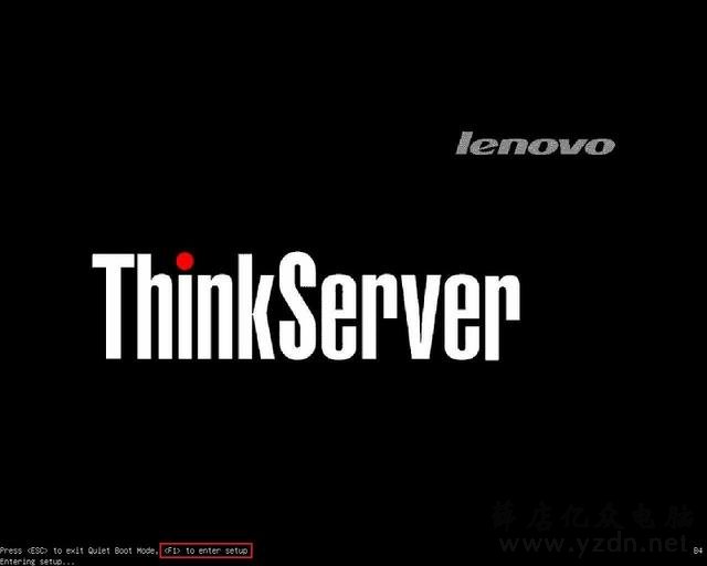 如何进入ThinkServer RD/TDx50系列服务器SAS RAID阵列配置界面