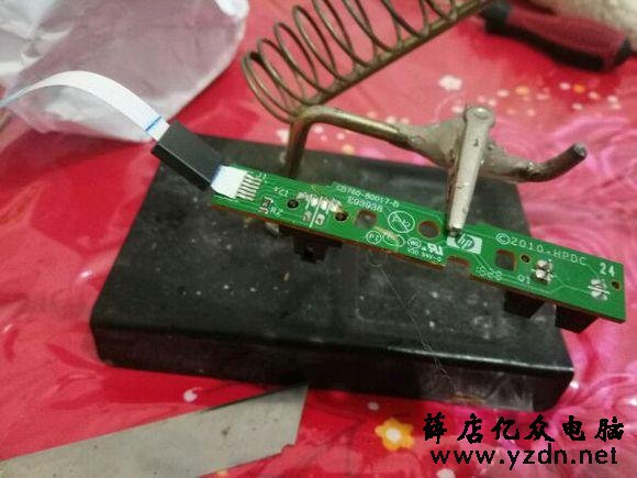 飞线修复作死拆机损坏的打印机小板