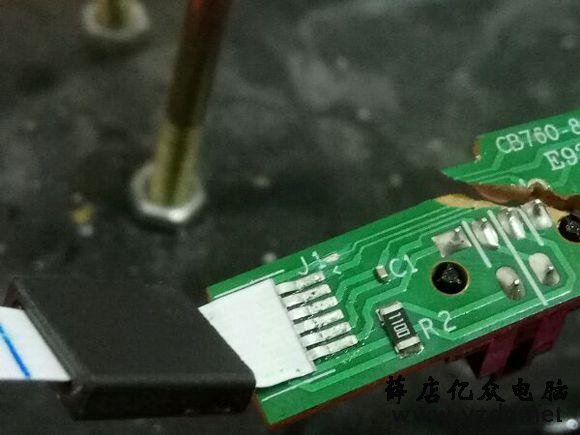 飞线修复作死拆机损坏的打印机小板