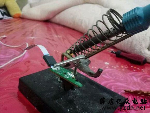 飞线修复作死拆机损坏的打印机小板