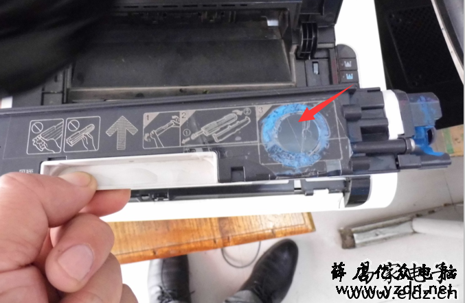 hp1025快速加粉方法