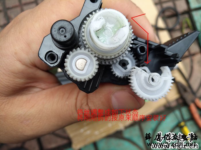 兄弟tn 1035粉盒加粉 兄弟原装TN-1035充粉清零