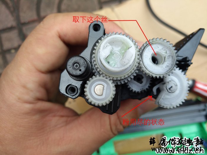 兄弟tn 1035粉盒加粉 兄弟原装TN-1035充粉清零