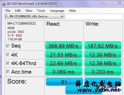 25%火力丢失 看硬盘4K标准分区对齐 