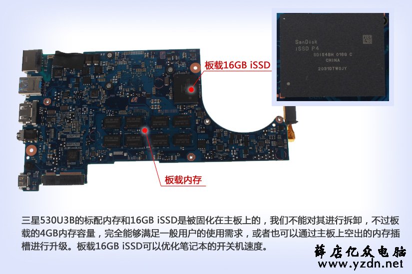 三星首款超极本530U3B--板载内存和16GB SSD