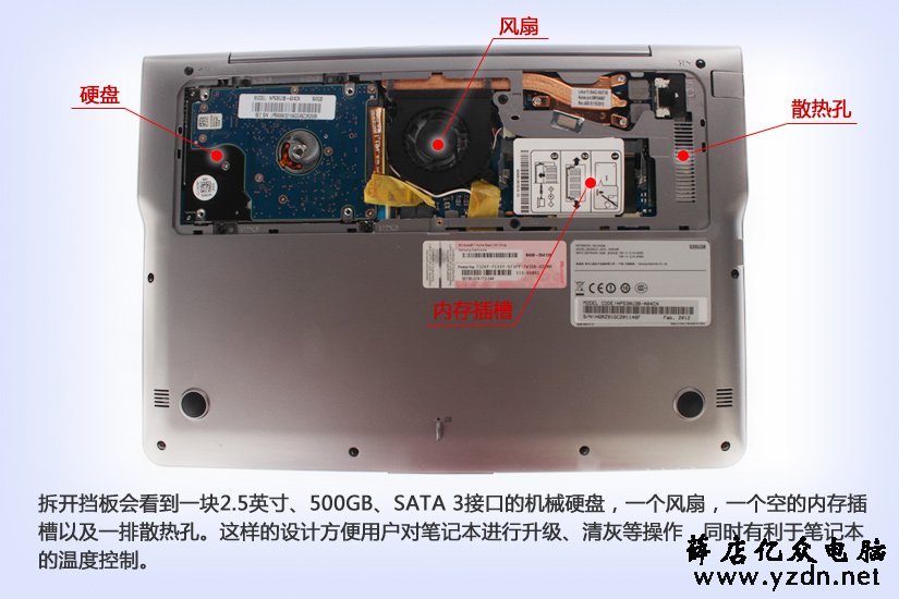 三星首款超极本530U3B--硬盘、内存等一览