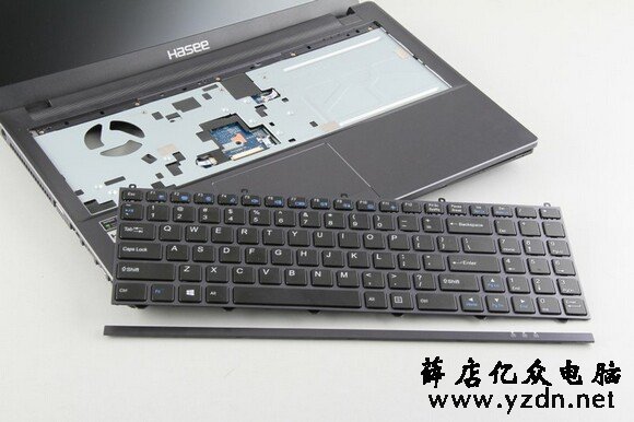 神舟K610C游戏本拆机解析