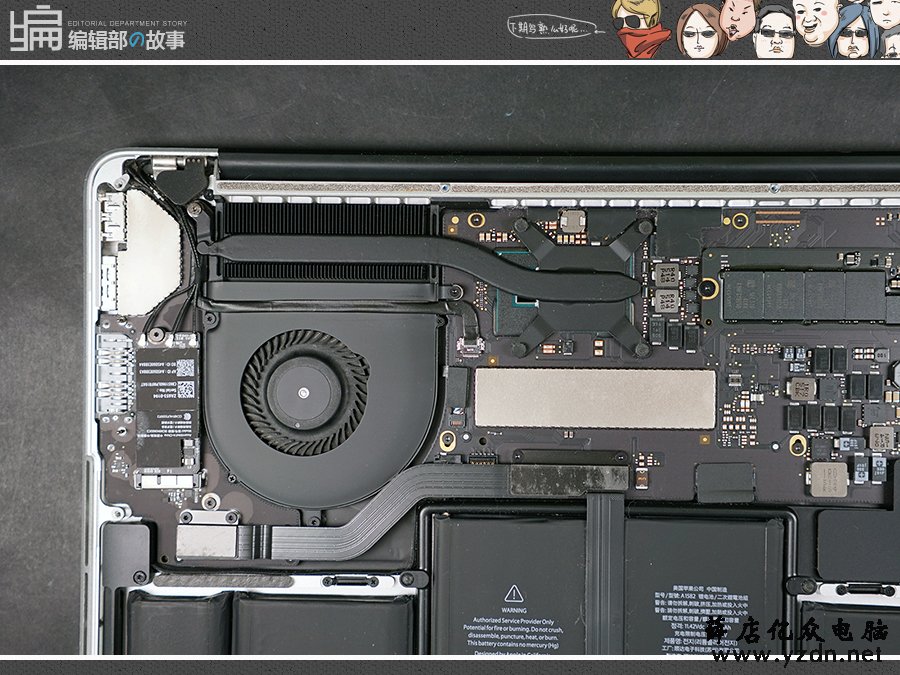 2015款苹果Macbook Pro拆机清灰涂硅脂图文过程