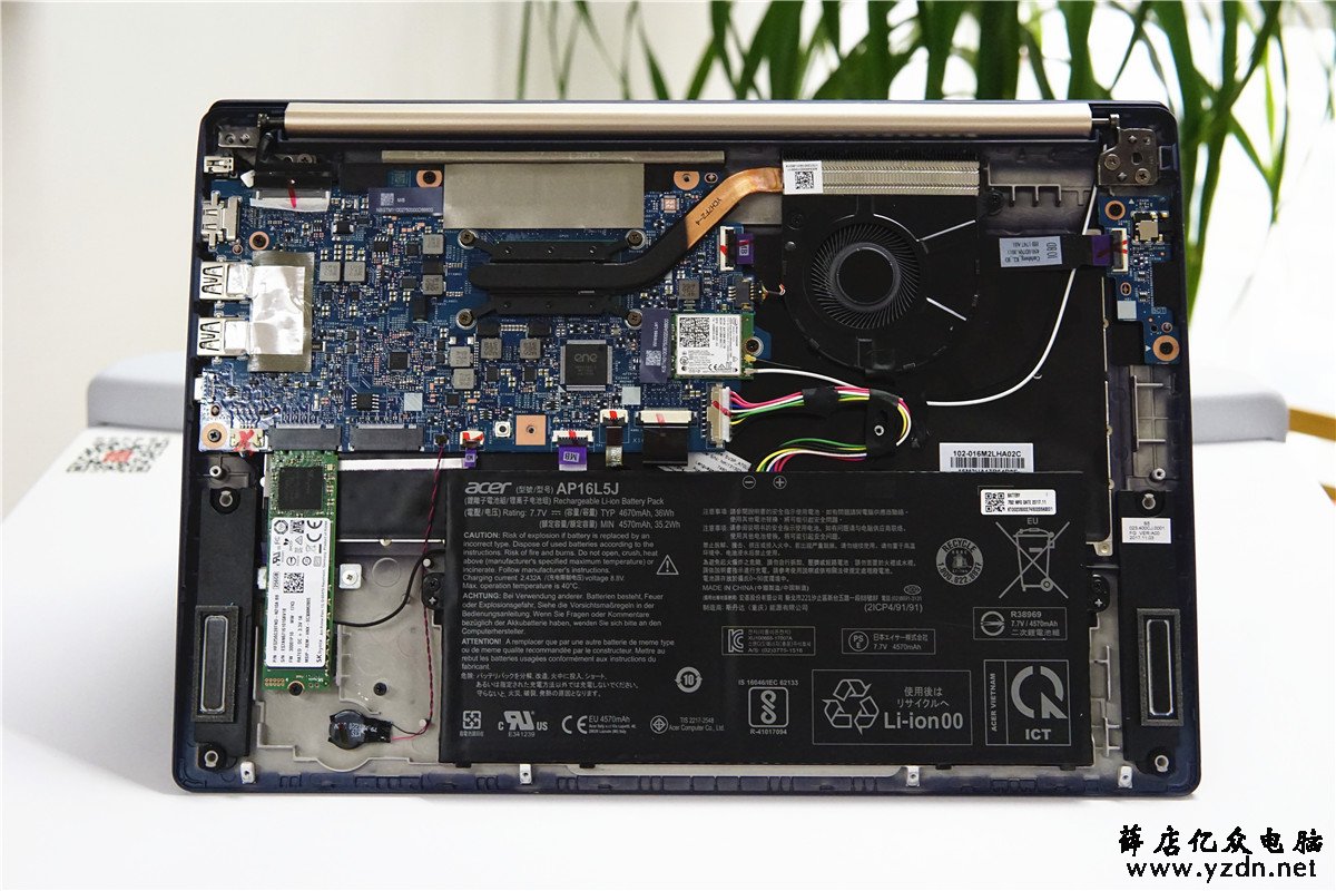 970克怎么做到的？宏碁Swift 5轻薄笔记本拆机解析