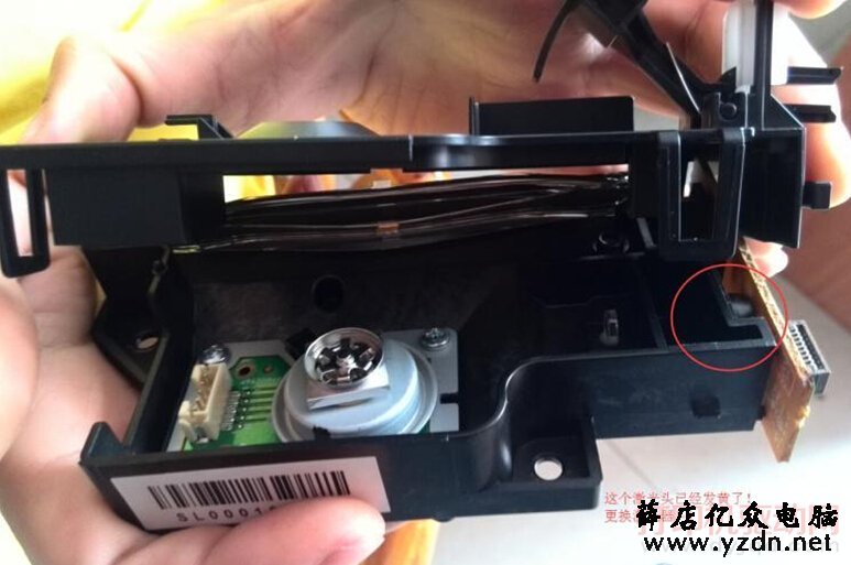 兄弟MFC-1519打印机开机提示上盖没合解决方法,附拆机教程