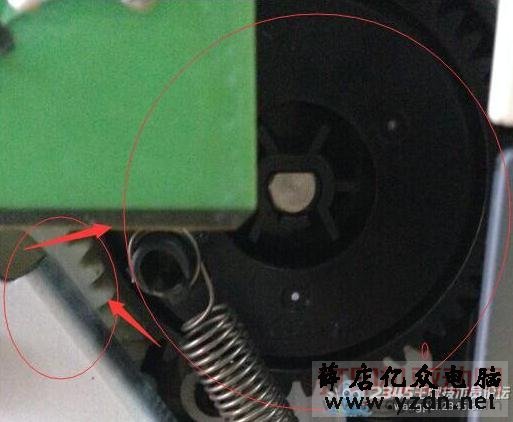 联想 lj2000 激光打印机只能打印一张,不能连续进纸维修实例