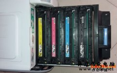 惠普HP CP1215更换转印带组件图解
