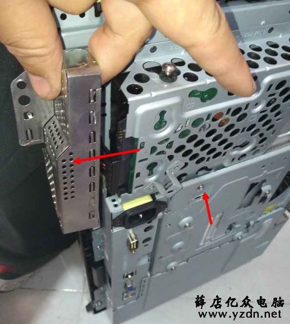 扬天S3040-36拆机换硬盘分解全过程