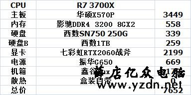 9月装机参考，1000到10000性价比不错的电脑主机配置推荐（二）