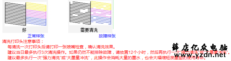 L系列机型打印输出有空白横纹或严重偏色，如何解决？(有运输锁)