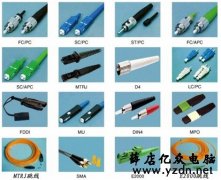 光纤跳线接口类型详解