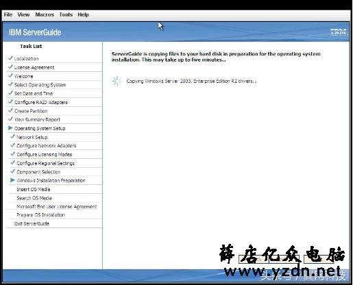 IBM X3650 M3服务器安装windows 2003的方法