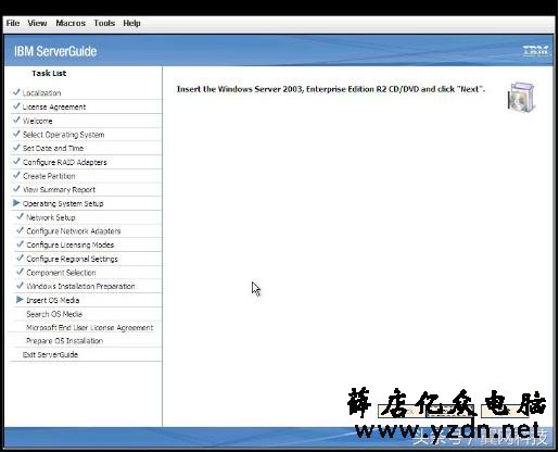 IBM X3650 M3服务器安装windows 2003的方法