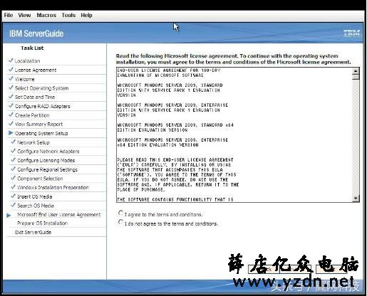 IBM X3650 M3服务器安装windows 2003的方法