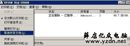 取消所有文档